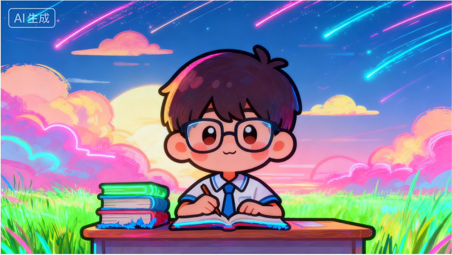 Q同学-励志治愈视频【简版】-AI应用集