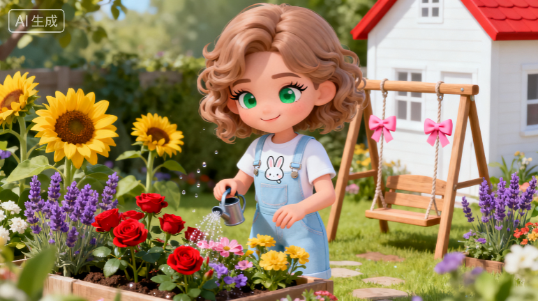 治愈女孩vlog视频-AI应用集