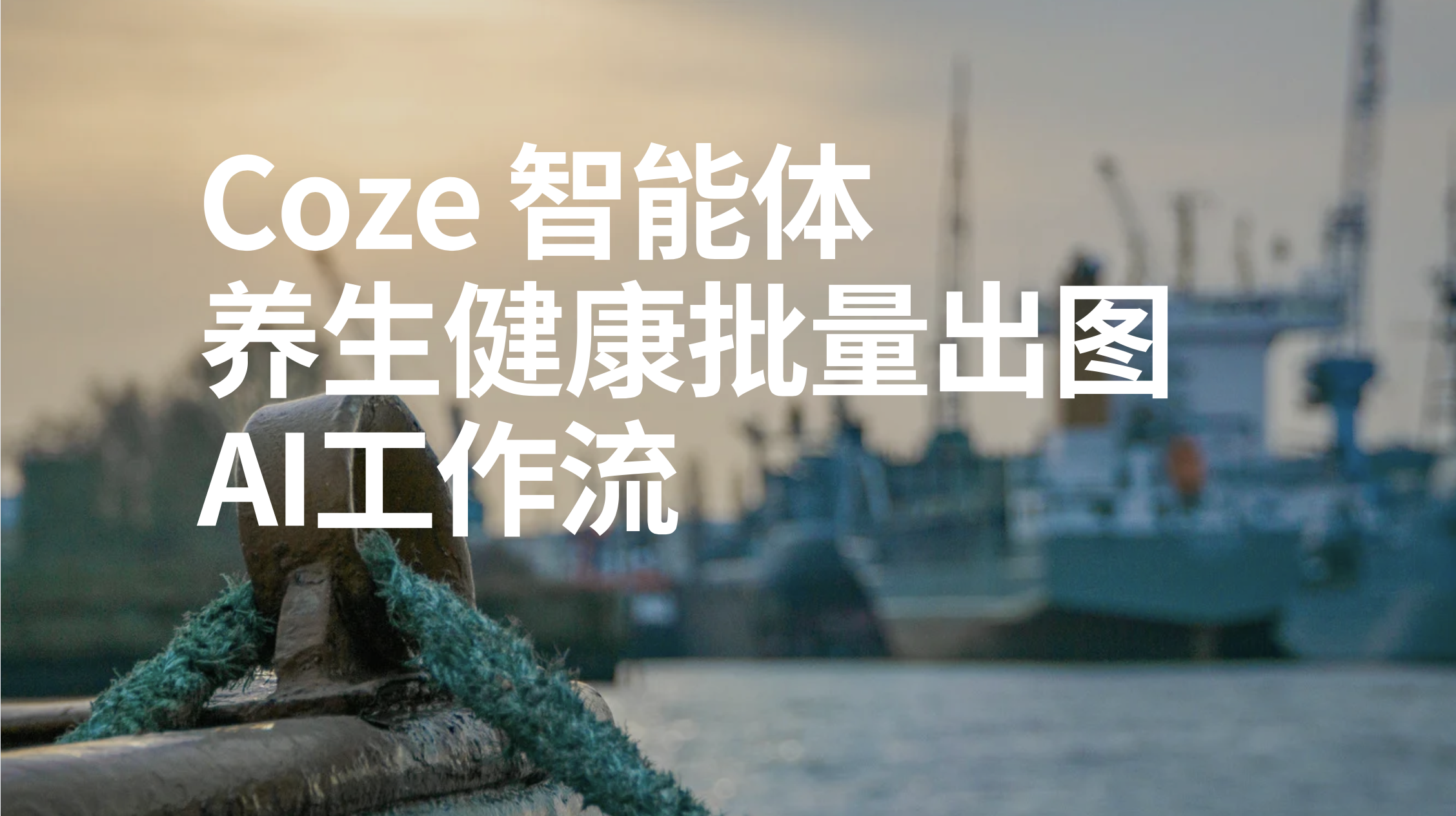 扣子Coze行业工作流养生健康批量出图AI工作流-AI应用集