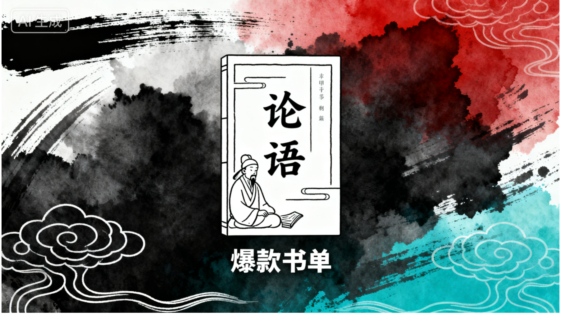 爆款书单视频|简笔画风格【微调版】-AI应用集